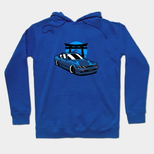 Blue Soarer Classic JDM Coupe Hoodie